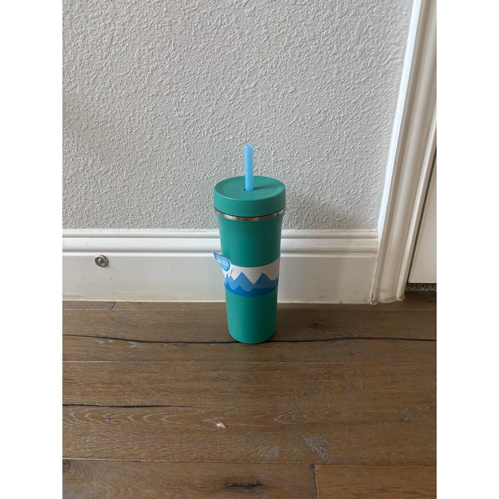 Thermoflask 32oz Insulated Standard Straw Tumbler Black